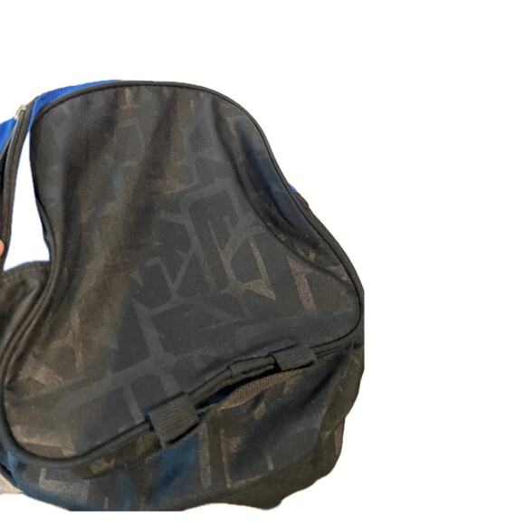 Vintage Nike Blue Black Gym Duffel Bag 18x10x10 - Picture 6 of 6